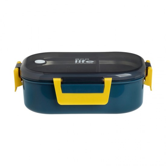 Φαγητοδοχείο Blue 900ml Με χώρισμα Ecolife 9069