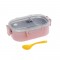Φαγητοδοχείο Light Pink  900ml με χώρισμα Ecolife 9073