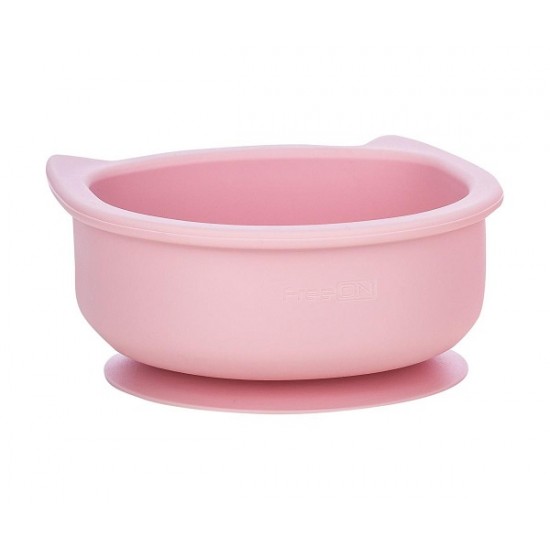 Μπολ σιλικόνης με αντιολισθητική βεντούζα Pink Kitty FreeOn 46330