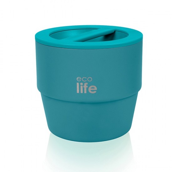 Στρογγυλό Θερμός Φαγητού 750ml Πετρόλ Ecolife 9065