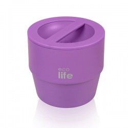 Στρογγυλό Θερμός Φαγητού 750ml Μωβ Ecolife 9064