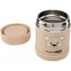 Θερμός Φαγητού 350ml Bear Beige FreeOn 380739