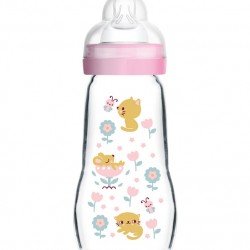 Μπιμπερό Γυάλινο Feel Good 260ml 2+m Mam 375 