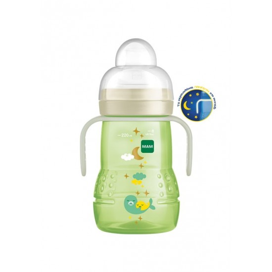 Μπιμπερό Μετάβασης Trainer+ Night 220ml Mam 451