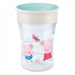 Magic Cup 360° Κύπελλο Μετάβασης Peppa Pig 8m+, 230ml Nuk 255009