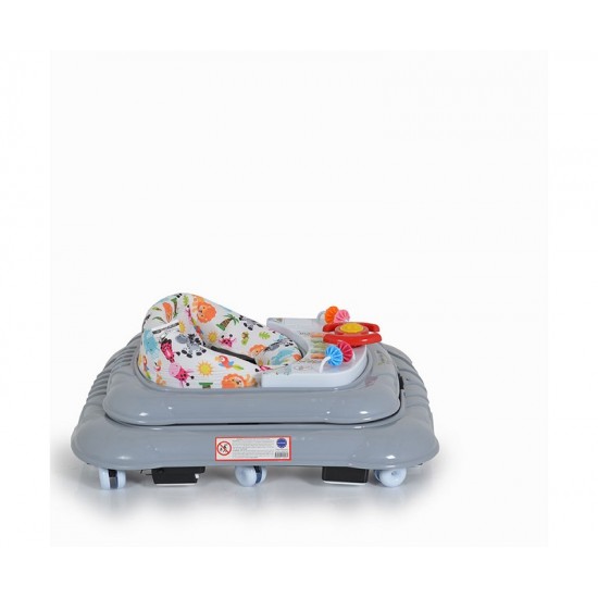 Βρεφική Περπατούρα Jungle Fun Grey Moni 3800146244279