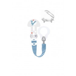 Κορδέλα στήριξης πιπίλας με καπάκι 0+m Clip it & Cover Mam 335B